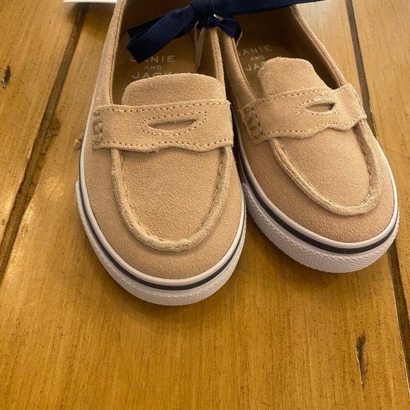 Janie & Jack Tan Penny Loafer Casual Shoes New Size 7 - Picture 8 of 10